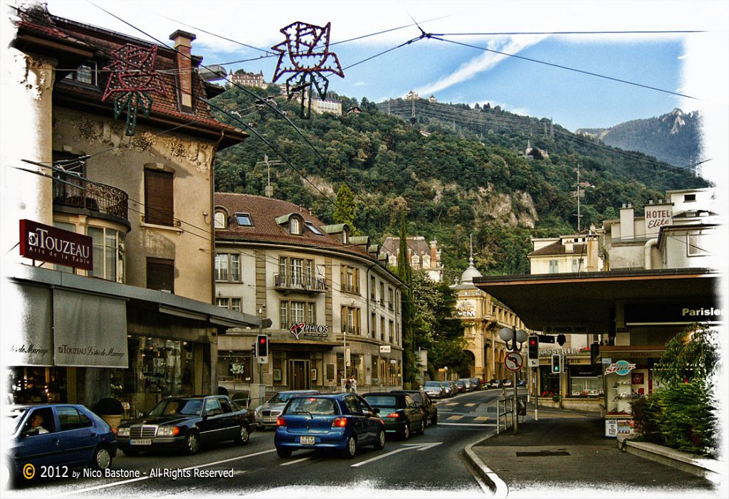 Montreux 40 "Montreux. Avenue du Casino"