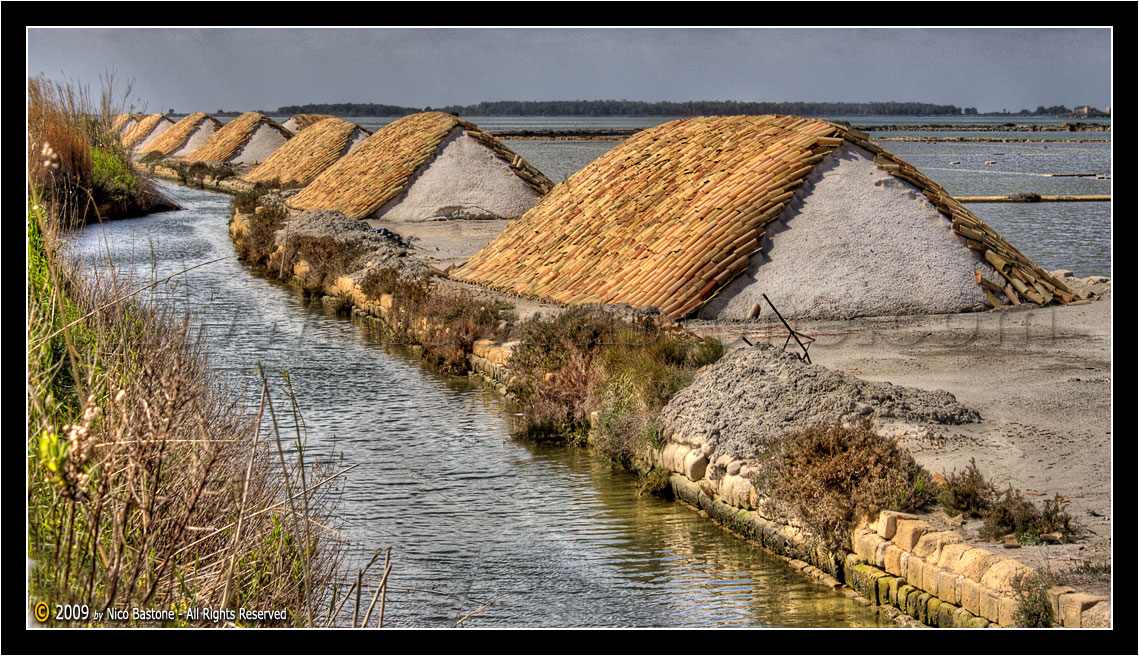 Mozia - Mothia, Motya, Marsala TP "Lo stagnone, le saline e i mulini a vento - The Saline (salt production) windmill 03"