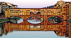 Romantic Florence - Ponte Vecchio (Great Bridges of the World 27th March - 30th June 2009 at Tower Bridge Exhibition, City of London)